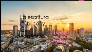 La Escritura Pública