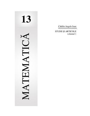 Studii Si Articole - Volumul 1 - 2021