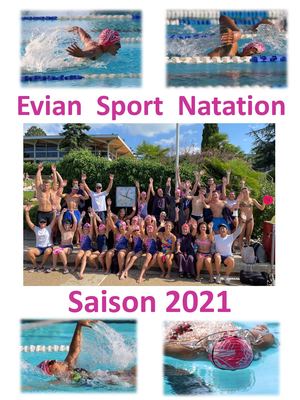 Evian Sport Natation Saison 2021 Pour Impression