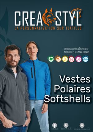 Créa Styl Vestes Polaires Softshell 2021