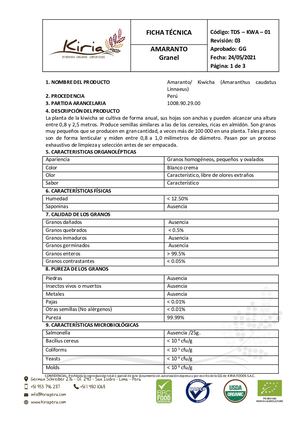 FTAmaranto Kiria Español