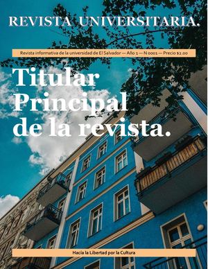 Revista universitaria