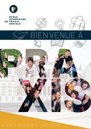 Livret D'accueil 20212022 PRAXIS