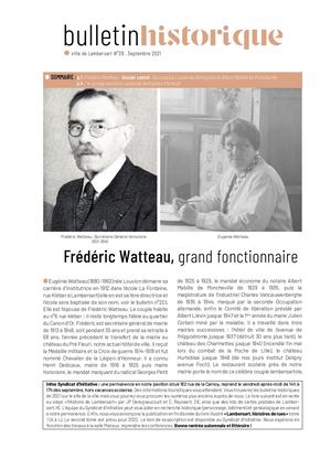 Bulletin Historique N°29 septembre 2021