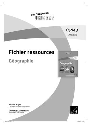 F5280 - Géographie - Fichier Ressources