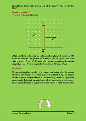 1 Ley De Faraday Y Ley De Lenz