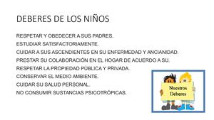 Deberes De Los Niños Libro 2