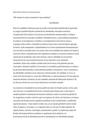 Identidad Latinoamericana
