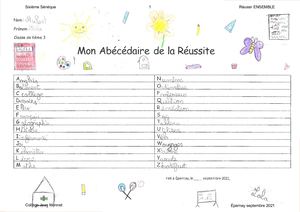 Abécédaire Reussite