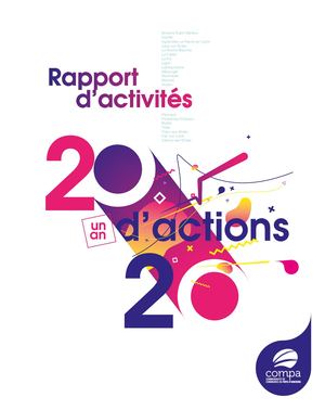 Rapport d'activités de la Communauté de Communes du Pays d'Ancenis (COMPA) 2020