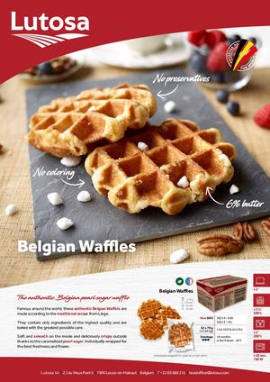 Lutosa Belgian Waffles EN