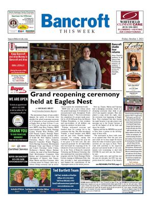 Bancroft This Week October 1, 2021