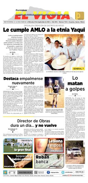 29 de septiembre del 2021