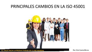 Comparativa Iso 45001