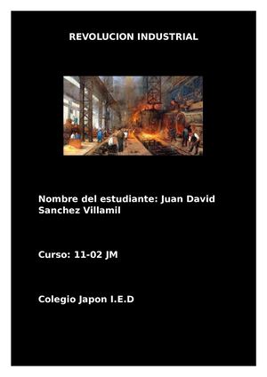 La Revolución Industrial Juan