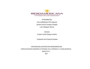 Caracteristicas De La Evaluacion De Proyectos Sociales (2)