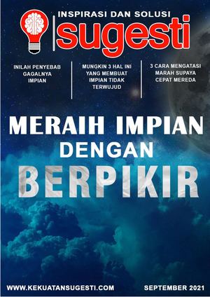 Majalah Kekuatan Sugesti September 2021