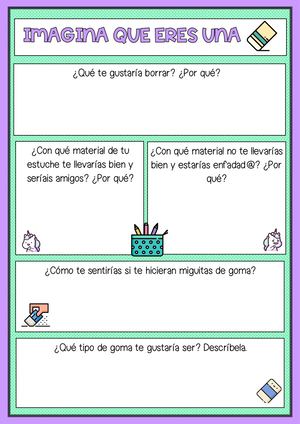 ESCRITURA CREATIVA COLOR