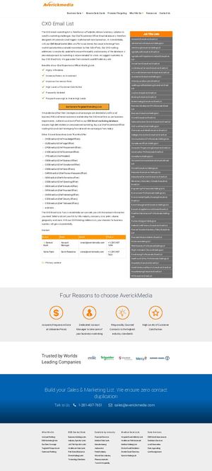 Cxo Email List