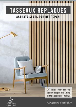 Tasseaux Replaqués - Astrata Slats par Decospan