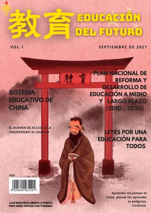 CHINA : MODELO EDUCATIVO A SEGUIR