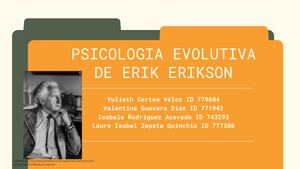 Psicología Evolutiva De Erik Erikson