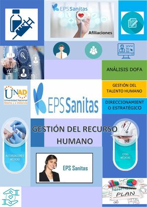 E.P.S SANITAS GESTIÓN DEL RECURSO HUMANO