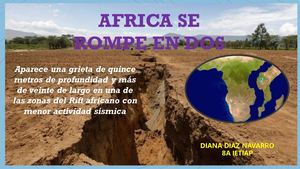 África se divide en dos