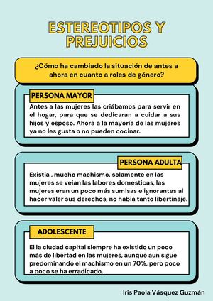 Estereotipos Y Prejuicios Iris
