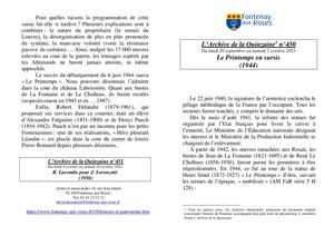 AMFAR A15 450 Le Printemps en sursis 1944