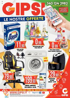 Volantino GIPSI fino al 9 Ottobre 2021