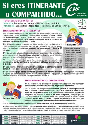 Itinerantes Y Compartidos