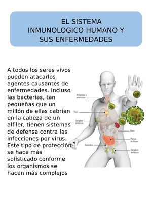 El Sistema Inmunologico Humano Y Sus Enfermedades