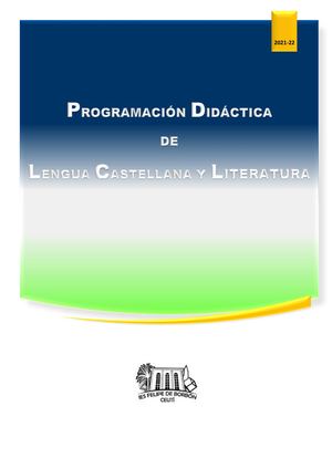 Programación Didáctica LCyL 21 22