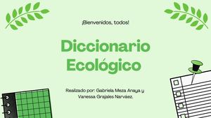 Diccionario Ecológico