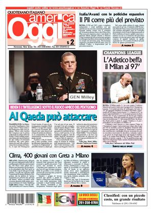 America Oggi 29 Settembre 2021