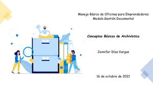 Conceptos Básicos de Archivística