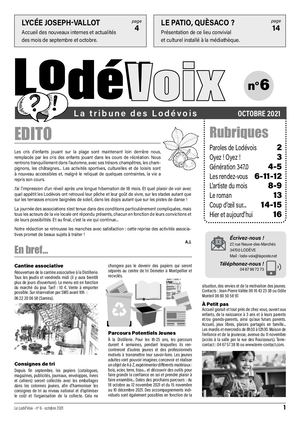 Lodé Voix N°6 octobre 2021