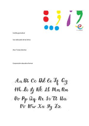 Uso Correcto De Las Letras