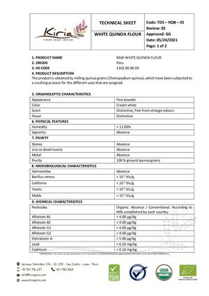 TDSQuinoa Flour Kiria