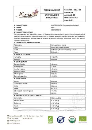 Tdswhite Quinoa Kiria