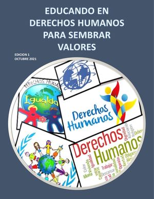 EDUCANDO EN DERECHOS HUMANOS PARA SEMBRAR VALORES
