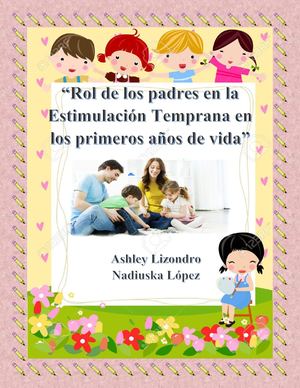 “Rol De Los Padres En La Estimulación Temprana En Los Primeros Años De Vida” Revista (2)