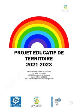 Pedt 2021 2023 Saint-Martin de Seignanx