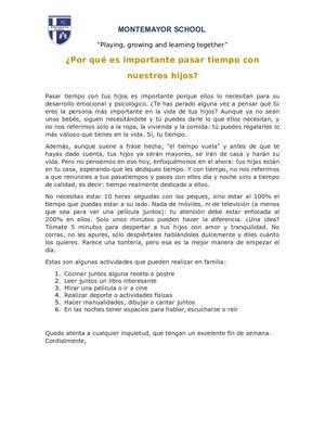 Porque Es Importante Pasar Tiempo Con Nuestros Hijos