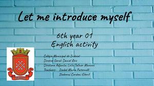 Let Me Introduce Myself 6th 01