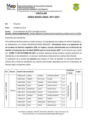 Reprogramacion Pruebas Dominio Linguistico