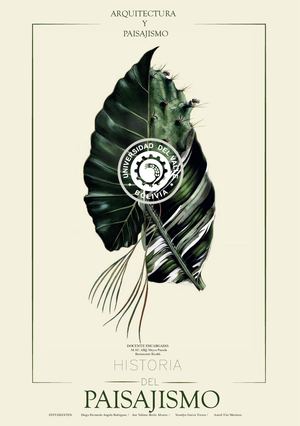 HISTORIA DEL PAISAJISMO  -DIRIGUIDA POR ARQ.MAYRA BUSTAMANTE R.