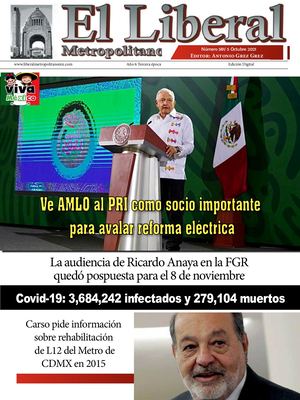 Liberal Metropolitano 5 Octubre 2021 Numero 581 Tercera Epoca