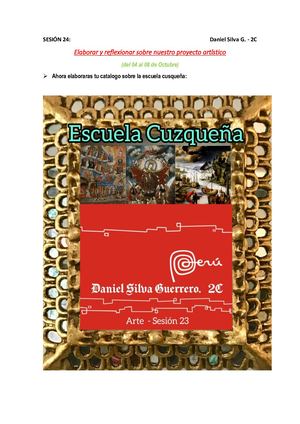 Arte Y Cultura Sesión 24 Daniel Silva G 2c